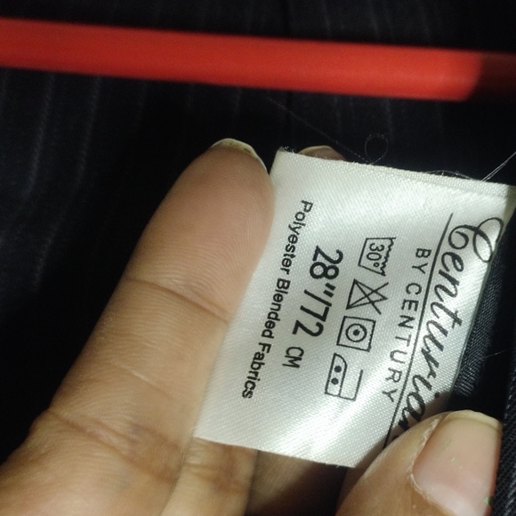 ๐ unused black regular fit stripe formal trousers - Picture 6 of 10